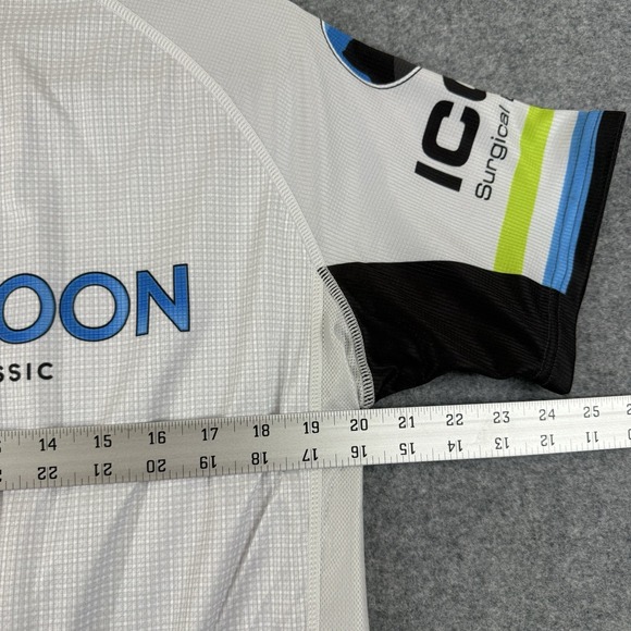 Shaver Sport‎ Tour Of The Moon 2015 Sport Cut Raglan Jersey Men's L White - Picture 4 of 5